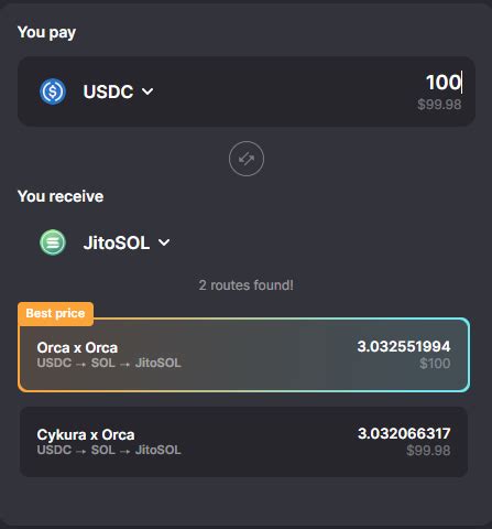 Buying or Selling JitoSOL .
